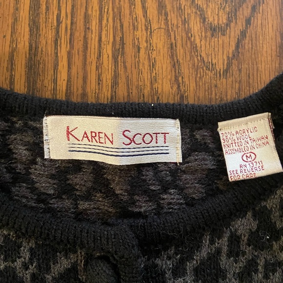 Wool Blend Karen Scott Sweater - Picture 4 of 4